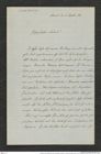 Nachlass Franz Steindachner, Brief und Beilage (Preisliste) von Gustav Schneider (senior) an Franz Steindachner (03.09.1882), Inv.Nr. 461.31, Seite 1